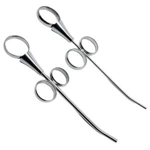 Ensemble de 2 seringues de greffe osseuse de 2,5 mm et 4,5 mm, instruments chirurgicaux dentaires pour implant d'amalgame, seringues dentaires courbées Shuja Surgico - Product Image 1