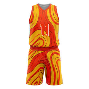 Conjunto de Uniforme de Baloncesto Juvenil Personalizado con Patrones de Camuflaje/Florales, Logotipo Frontal y Nombre del Equipo para Academias - Product Image 3