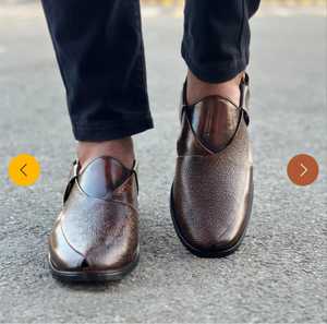 Nouveauté - Chaussures PESHAWARI en cuir de haute qualité pour hommes, fabriquées à la main, KHERI, à prix réduit, élégantes et raffinées - Product Image 6