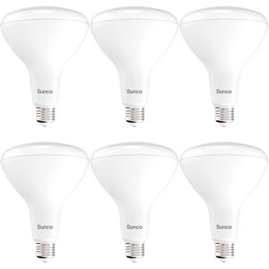 Lampadine LED da Incasso BR40, Confezione da 6, 17W (Equivalente a 100W), 1400 LM, 2700K Bianco Caldo, per Illuminazione Interna - Product Image 1