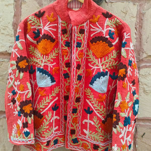 Chaqueta Sarong de Algodón Ecológico para Mujer, Hecha a Mano con Estampado de Bloques, Estilo Boho Indio, Ropa de Invierno, OEM ODM, Vestido al por Mayor para Mujer - Product Image 1