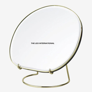 Modern <b>Silver</b> Table <b>Mirrors</b> Aluminum Metal Fancy Design <b>Silver</b> Plated Table Makeup <b>Mirror</b> Durable Feature - Product Image 5