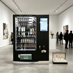 Distributeur automatique de parfums élégant avec gestion hiérarchique des comptes et dashboards patron-employé - Product Image 1