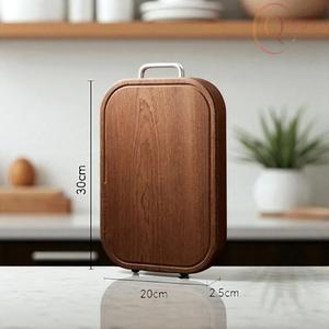 Tabla de Cortar Rectangular de Madera con Bordes Lisos, Tamaño Cómodo para Cortar y Servir Fácilmente - Product Image 6