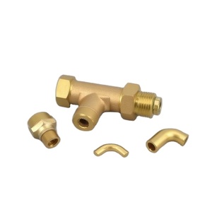 Pièce pneumatique en laiton résistante de garnitures pour les connexions sûres et antirouille fortes dans des pièces pneumatiques de machines industrielles - Product Image 1