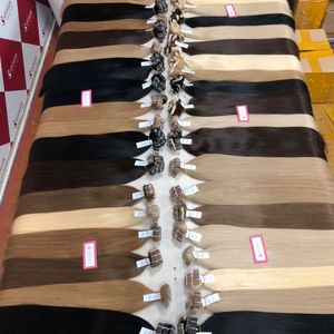 Venta al por mayor de calidad superior Balayage Color cinta normal extensiones de cabello humano recto cinta normal en extensiones de cabello humano - Product Image 5