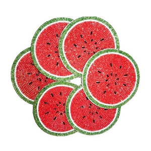 Leche Printed Seed <b>Beads</b> <b>coaster</b> with New Patterns Handmade Seed <b>Beads</b> <b>coaster</b> with Floral Design Artistic Seed <b>Beads</b> <b>coaster</b> - Product Image 4