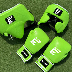 Ensemble d'entraînement de boxe personnalisé de haute qualité 2026 : Gants, protège-tête et protège-glandes - Product Image 4