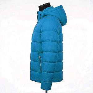 Heavyweight Puffer <b>Jacket</b> with Hood Cold Weather Coat <b>Lightweight</b> <b>Packable</b> Friendly Coat Custom Printed Puffer <b>Jackets</b> - Product Image 2