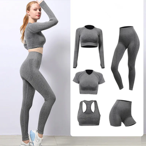 Ensemble de yoga de qualité supérieure pour l'entraînement et le fitness : confort et flexibilité, soutien-gorge de yoga et leggings - Product Image 3