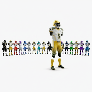 Uniformes de Fútbol Americano Modernos para Adultos y Jóvenes, Personalizados, de Color Liso, para Entrenamiento de Clubes y Equipos - Product Image 1