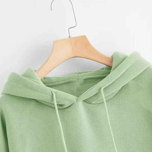 Custom Solid <b>Red</b> <b>Hoodie</b> Wholesale Plain Fleece Pullover with Kangaroo Pocket & Matching Drawstrings - Product Image 6