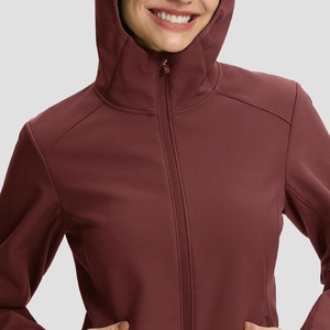 Chaquetas softshell ligeras de poliéster a prueba de viento para mujer, cómodas y transpirables, para adultos. - Product Image 6