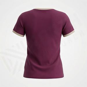 เสื้อครอปท็อปผู้หญิงแบบรักษ์โลกสำหรับฤดูร้อน ขนาดสั่งทำ แขนสั้น ผ้าซาตินคุณภาพสูง คอกลม สกรีนโลโก้ สีตามสั่ง - Product Image 2