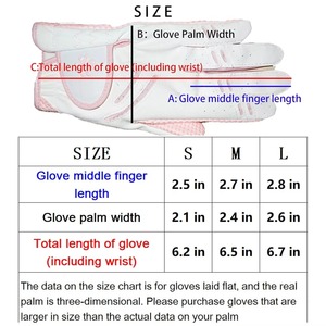 Gant de golf en tissu élastique respirant pour enfants, en coton rose doux, fabriqué sur mesure, lavable, pour activités de plein air - Product Image 6
