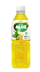 Boisson aromatisée à l'aloe vera naturel, mangue, pastèque ou litchi, sans sucre, en bouteille PET de 500 ml, OEM/ODM - Product Image 3