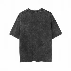 Meilleurs T-shirts pour hommes en coton 100% délavé à l'acide, nouveau style, coupe ample, vente en gros, respirants, prix abordable - Product Image 5