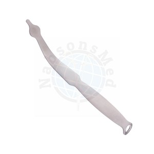 Rétracteur de plaie Chandler à manche courbé en acier inoxydable, instrument chirurgical médical manuel pour plaies fines et lèvres, réutilisable, CE - Product Image 2