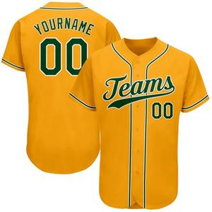 Free Style Hot Selling Custom Design <b>Half</b> Sleeve Two <b>Button</b> Pullover Baseball Jersey Sportswear Custom Color Quick Dry - Product Image 4