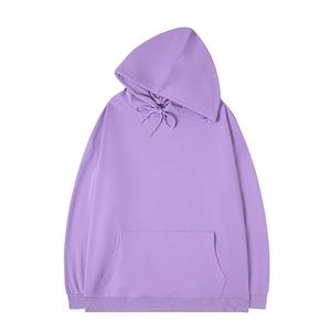 Sweat-shirts à capuche épais en molleton lourd pour hommes, coupe oversize, avec logo personnalisé, pour l'automne, motif uni - Product Image 2