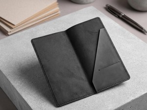 Cartera de Cuero Genuino para Presentar Facturas de Restaurante, Elegante Porta Cheques de Lujo, Libro de Visitas para Cafetería, Venta al por Mayor de Fábrica LBH-0032 - Product Image 3
