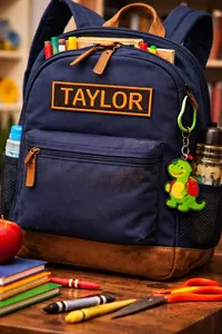 Parches de tela personalizados ecológicos con nombre bordado, rectangulares, termoadhesivos y para coser en ropa - Product Image 4