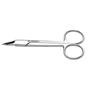 Tijeras Curvas Beebee para Coronas Dentales, de Acero Inoxidable, con Fuente de Alimentación Manual, de la Mejor Calidad, 10.5 cm - Product Image 1