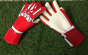 Gants de gardien de but de football professionnels en latex respirant, imperméables, avec sangle réglable, protection complète des doigts, vente en gros - Product Image 3