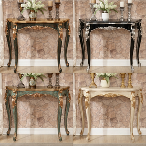 <span class=keywords><strong>Console</strong></span> de style <span class=keywords><strong>baroque</strong></span> de luxe, table d'entrée en bois sculpté sur mesure, <span class=keywords><strong>console</strong></span> de couloir de style français, meubles sur mesure OEM - Product Image 5