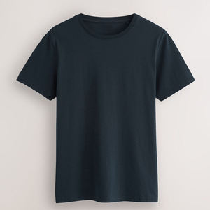 T-shirt pour homme en coton mélangé de qualité supérieure, col rond, manches courtes, haut décontracté essentiel pour un confort quotidien et un style moderne - Product Image 5