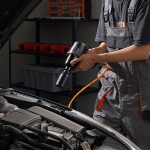 Set di chiavi a bussola a impatto metriche da 14 pezzi per dadi di asse, attacco da 1/2 pollice, 6+12 punte, CR-V, trattate termicamente, di grandi dimensioni - Product Image 2