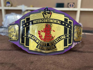 เข็มขัดแชมป์อินเตอร์คอนติเนนทัล รุ่นคลาสสิค ซีรีส์ ราเมอน แบบกำหนดเอง W-W-F Razor ขนาด 4 มม. – แผ่นโลหะและสายหนัง - Product Image 5