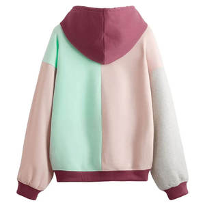 Sudaderas con Capucha para Mujer, Personalizadas con Logotipo, Color Sólido, Invierno, MOQ Bajo, Venta al Por Mayor - Product Image 2