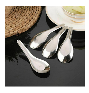 Cuillère à soupe en acier inoxydable de haute qualité, lot de 3 pièces, logo personnalisé, cuillère à soupe en acier inoxydable - Product Image 4