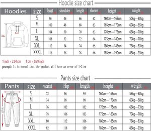 Men's Tracksuits Custom Logo Eco-Friendly Windproof Breathable <b>Overall</b> Hoodies Pant Jogging Sportswear Wholesale Pullover - Product Image 6