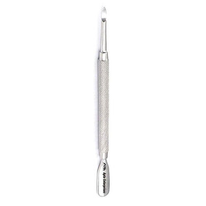 Pousse-cuticules professionnel en acier inoxydable double tête double usage durable pour manucure et pédicure - Product Image 1