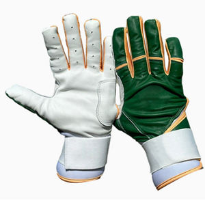 Gants de frappe en cuir Cabreta unisexes, professionnels, avec logo personnalisé, respirants, pour softball et baseball - Product Image 4