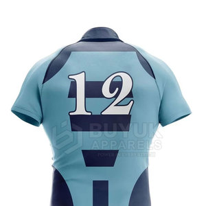 Uniforme de Rugby de Poliéster Ligero, Transpirable, de Secado Rápido, Duradero, para Entrenamiento Deportivo, Personalizable para Hombre - Product Image 4