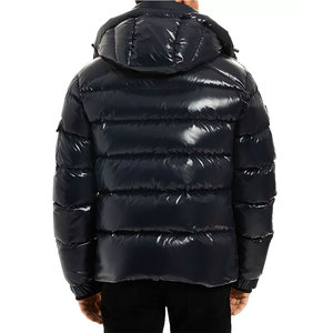 Custom Casual Winter Shinny Puffy Red Jackets for Men <b>Top</b> Quality Unisex Fashion New Style <b>Bubble</b> Puffer Jackets - Product Image 5