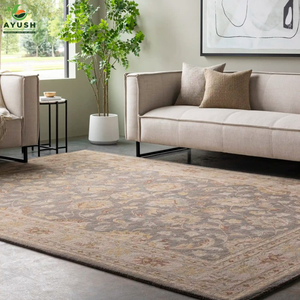 Alfombras Sostenibles y No Tóxicas, Alfombras de Lana Hechas a Mano para Sala de Estar, Dormitorio y Hogares Modernos - Product Image 1