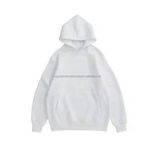 Factory Direct Custom 100% Cotton Men's Oversized Hoodie Heavyweight Pullover Streetwear With 3D <b>Pattern</b> Bulk Quantity Available - Product Image 1