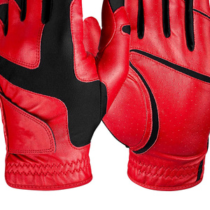 Wear Resistant Unisex Golf Gloves Genuine Leather Breathable Sweat Absorbing Quick Dry Non Slip With Customizable Printing - Product Image 3