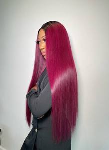 สีที่กําหนดเองที่ได้รับความนิยมราคาถูกที่สุดผมดิบเวียดนามกระดูกตรงพรีเมี่ยม Glueless วิกผมลูกไม้ Full HD ต่อผมมนุษย์ - Product Image 3