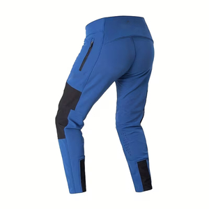 Pantalones de Ciclismo de Montaña para Hombre, Ligeros y Transpirables, de Poliéster y Algodón, Color Azul, Elásticos en 4 Direcciones, de Secado Rápido, Largo hasta la Rodilla - Product Image 2