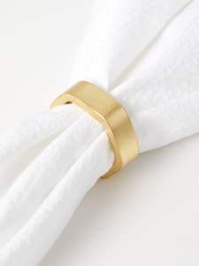 Anillos de Servilleta de Aluminio Ecológicos, Color Dorado, Accesorios para Mesa de Boda o Fiesta, Porta Servilletas de Lujo con Tamaño Personalizado - Product Image 5