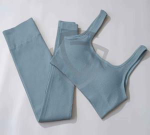 Conjunto de Leggings de Yoga para Mujer, Diseño Personalizado, Venta al por Mayor, Conjunto de Bra y Leggings de Yoga para Entrenamiento - Product Image 2