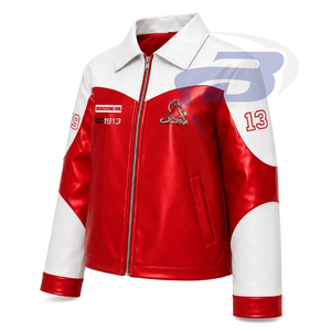 Delta | Sigma | Theta Sorority Devastating Divas PU Leather Women's <b>Racer</b> <b>Jacket</b> Front Zip-Up Biker Coat Casual Outerwear <b>Jacket</b> - Product Image 2