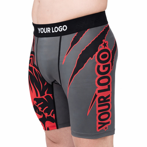 Pantalones Cortos de Compresión Personalizados para Otoño, MMA, Grappling, BJJ, Kickboxing, Muay Thai, Entrenamiento en Gimnasio, Ropa de Lucha, Ajustados, Ligeros y de Secado Rápido - Product Image 4