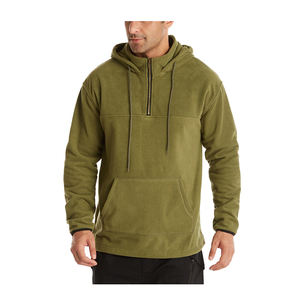 Sweat-shirts à capuche personnalisés pour hommes, prix de gros abordable, en polaire, unis, chauds pour l'hiver, styles sport et fitness - Product Image 1