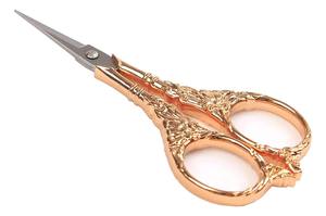 Tijeras de Costura Hechas a Mano de Acero Inoxidable Dorado, Personalizadas, Estilo Antiguo, con Grabado, Regalos Promocionales Novedosos - Product Image 4